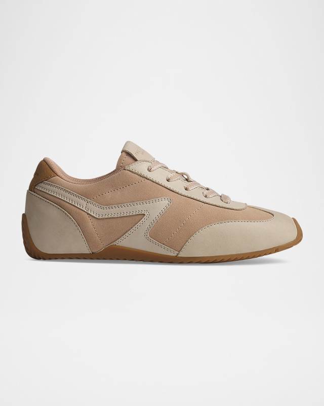 Retro Runner Slim Ultra Mixed Leather Sneakers